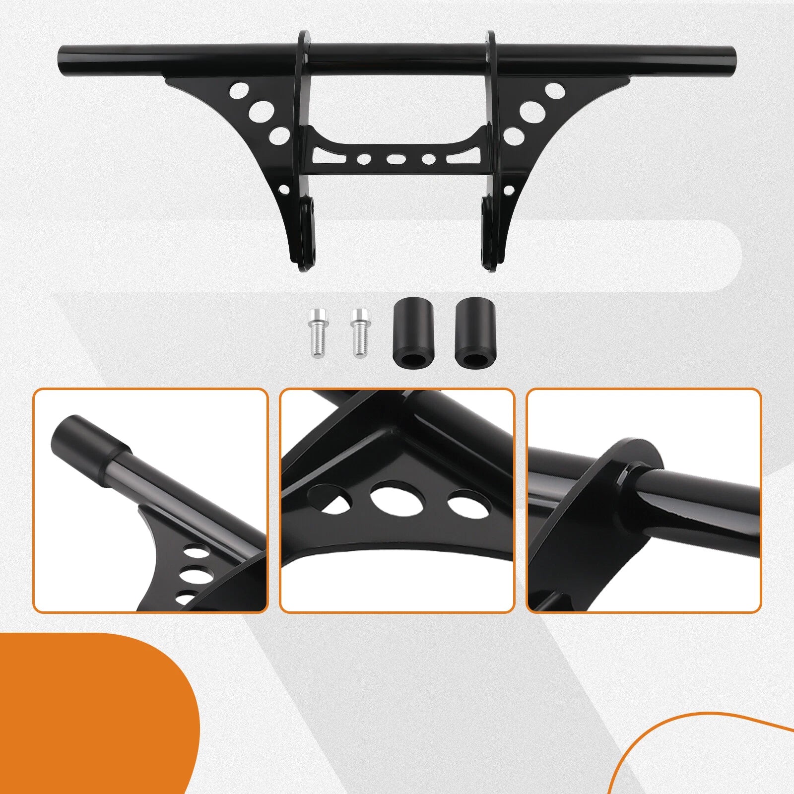 1.25" Black Highway Crash Bar Engine Guard for Harley Sportster XL (883-1200)