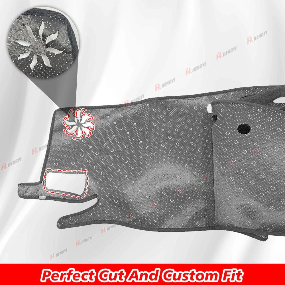 LHD Non-Slip Poly Carpet Dash Mat Cover for Honda Civic (2012–2015)