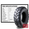 25x8-12 WANDA Front ATV UTV Tire 6 Ply for Quad Buggy Go Kart