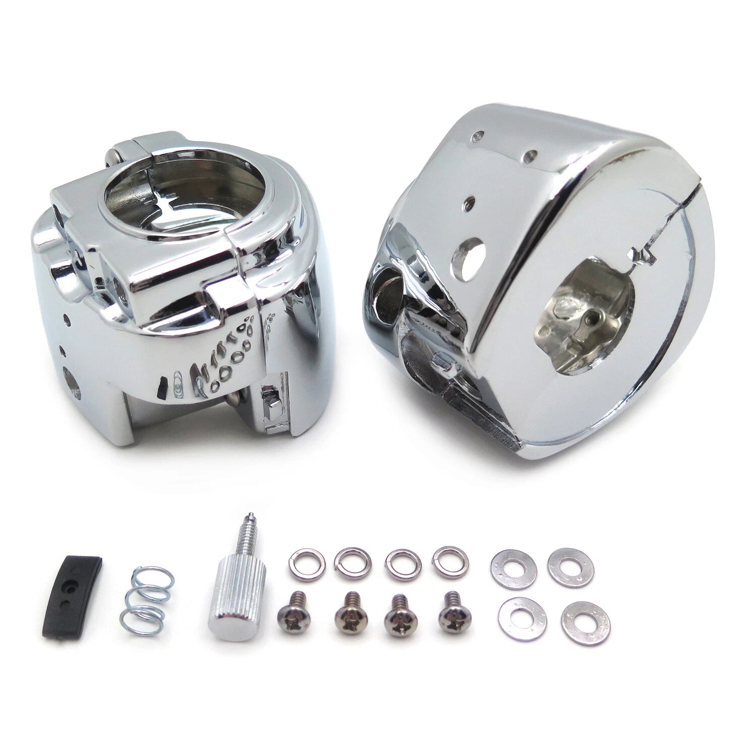 Switch Housings Cover for Harley Dyna, Sportster, Softail, V-Rod (2009–Present) Chrome