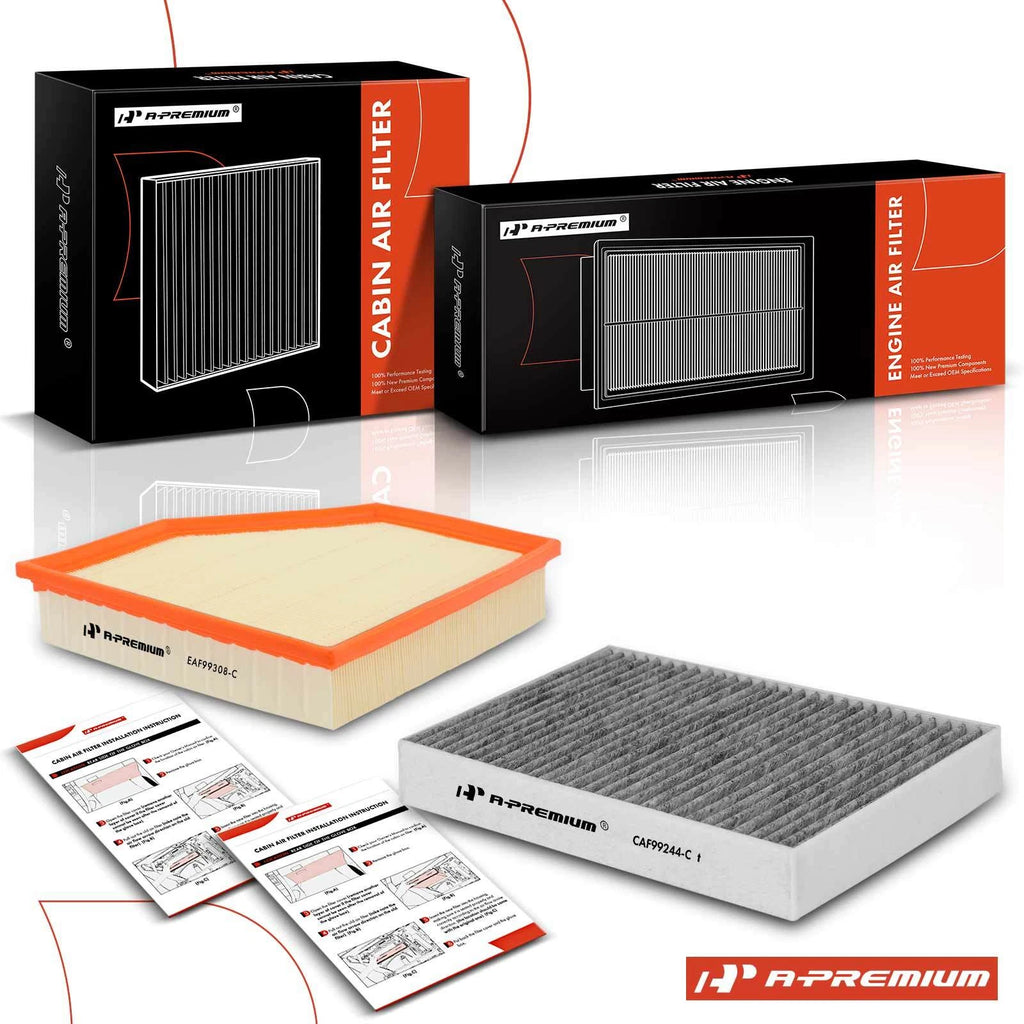 Set of 2 Engine & Cabin Air Filters for BMW 530e 2018–2023