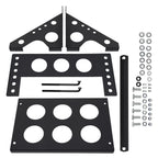 Adjustable Battery Box Tray Holder for Car Truck Boat RV (10.63x7.06x7)