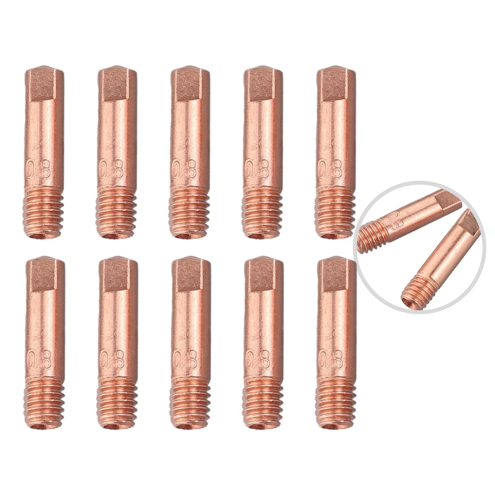 10pk MB-15AK MIG MAG Welding Torch Tips Holder Gas Nozzle for