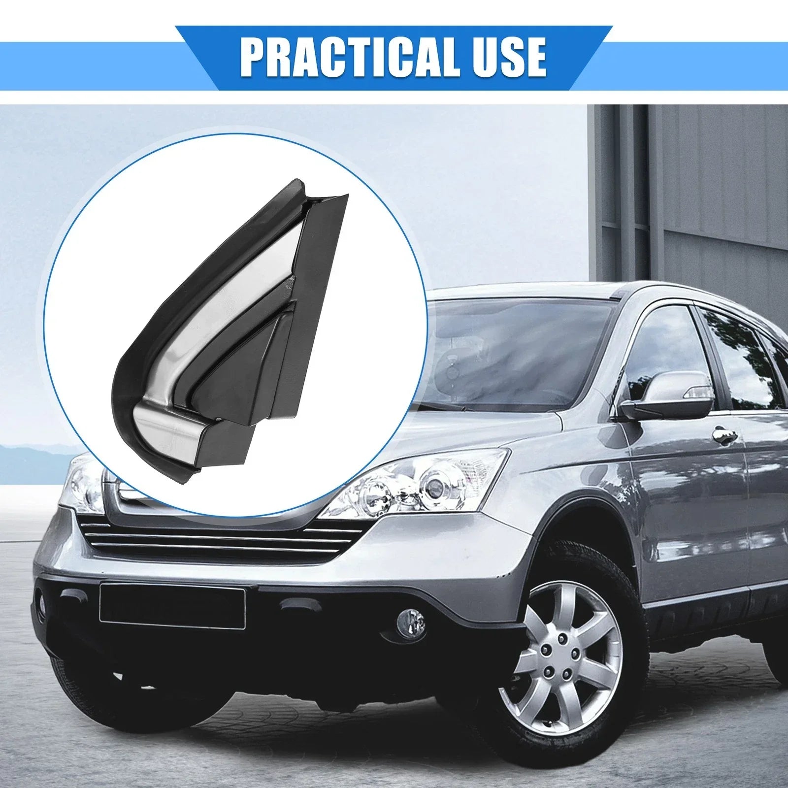 Front Left Mirror Corner Triangle Fender Cover for Honda CR-V (2007-2011)