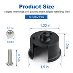 2X Tailgate Hinge Bushing Fix Kit for Toyota Tundra (2000–2006) 66110-0C012