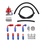 Fuel Pressure Regulator Kit with 100psi Gauge for Universal Applications