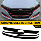 Chrome Delete Grille Cover Trim for Honda Accord (2021–2022)