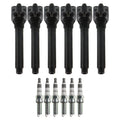 Set of 6 Ignition Coils & Spark Plugs for Dodge Avenger 1500 V6 (200)