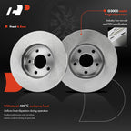 Set of 4 Disc Brake Rotors and Brake Drum Shoes for Chevy Cobalt (2005–2010)