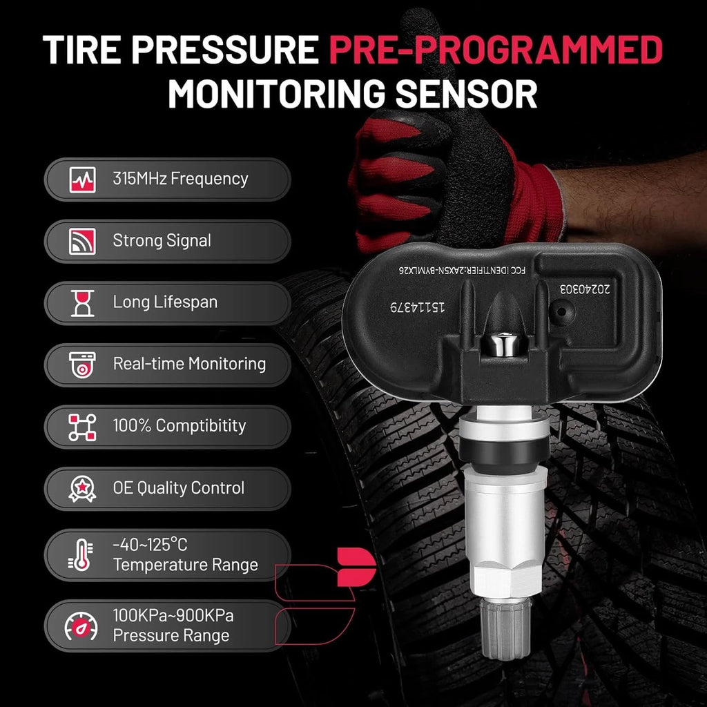 4PCS TPMS Tire Pressure Sensor for Chevrolet & GMC (2006-2006)