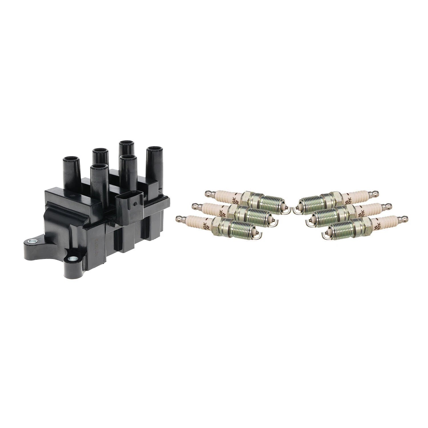 Ignition Coil & NGK Spark Plug Kit for Freestar Sable Windstar (2004–2007)
