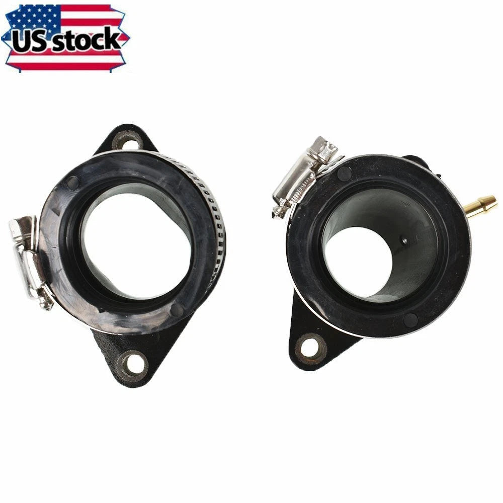 Set of 2 Carburetor Intake Manifold Boots for Yamaha Raptor 660 (2001–2005)