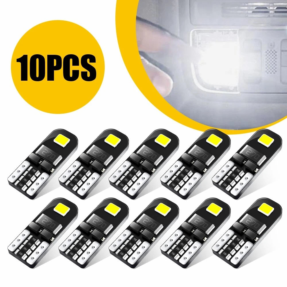 T10 LED License Plate Light Bulbs for Various Models (6000K)