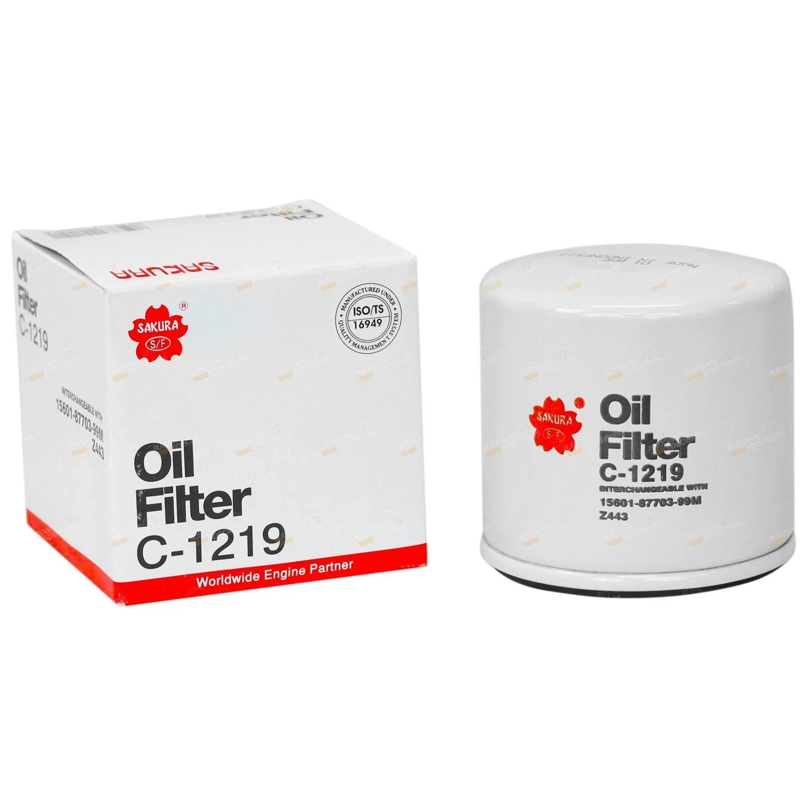 Oil Filter for Engine - Interchangeable with Ryco Z443