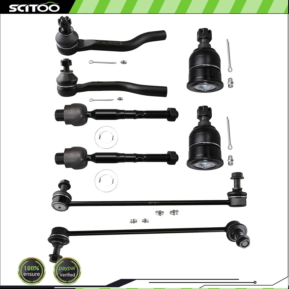 Front Tie Rod End Ball Joints for Honda Accord (2013–2017)