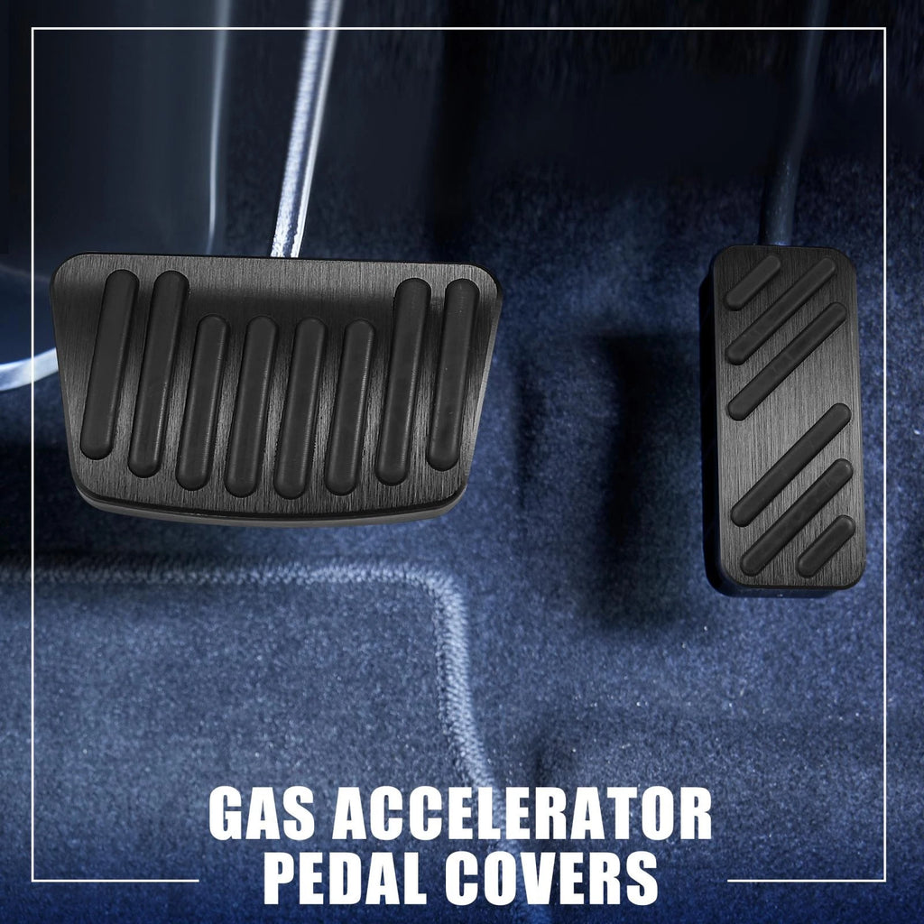 Set of 2 Aluminium Alloy Gas Brake Pedal Pad Covers for Hyundai Elantra (2021–2022)