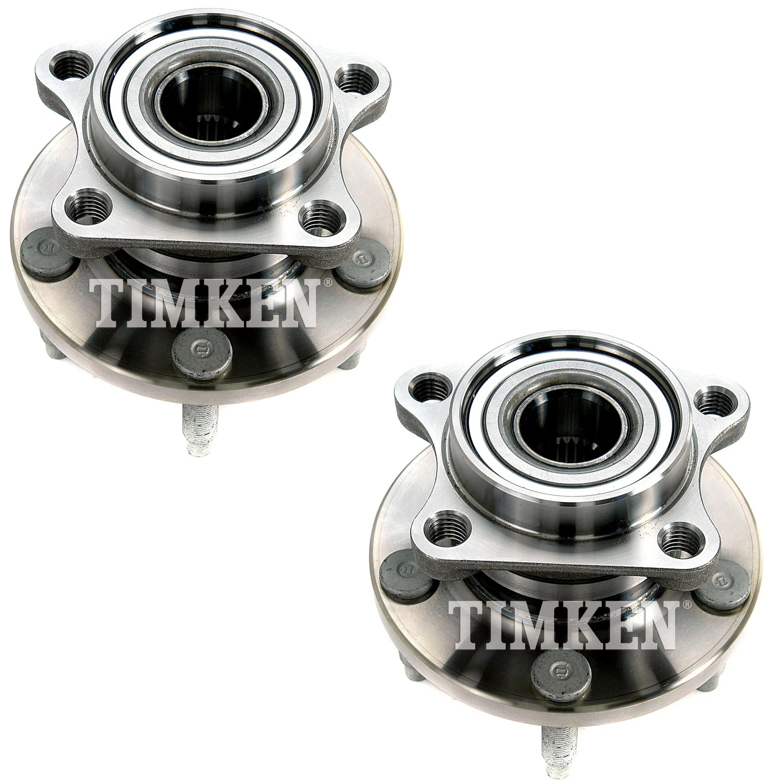 Set of 2 Rear Timken Wheel Bearing and Hub Kits for Ford Edge, Lincoln MKX (2007–2018)