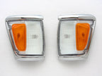 Chrome Indicator Corner Lights for 88-97 Toyota Hilux LN106 4WD (88-97)