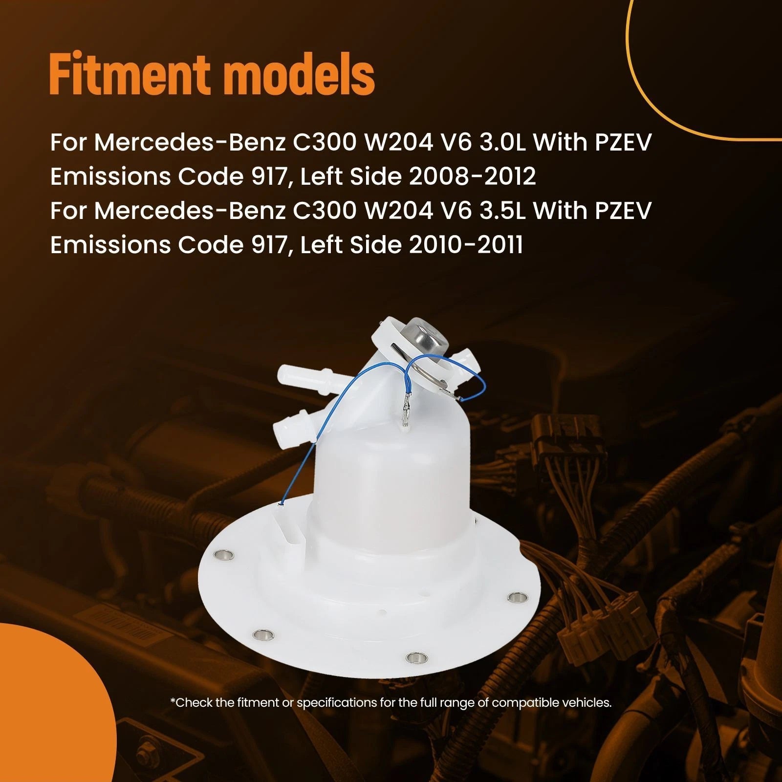 Fuel Filter Strainer for Mercedes-Benz C300 C350 CL550 E550 S400 S550 (2008–2015)