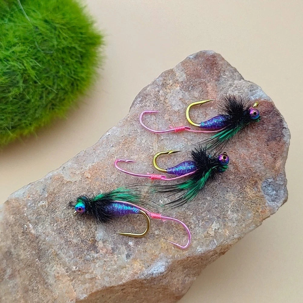 Topwater Lure 14mm 16mm Glow Eyes Double Hook for Bass Trout Pike Fishing