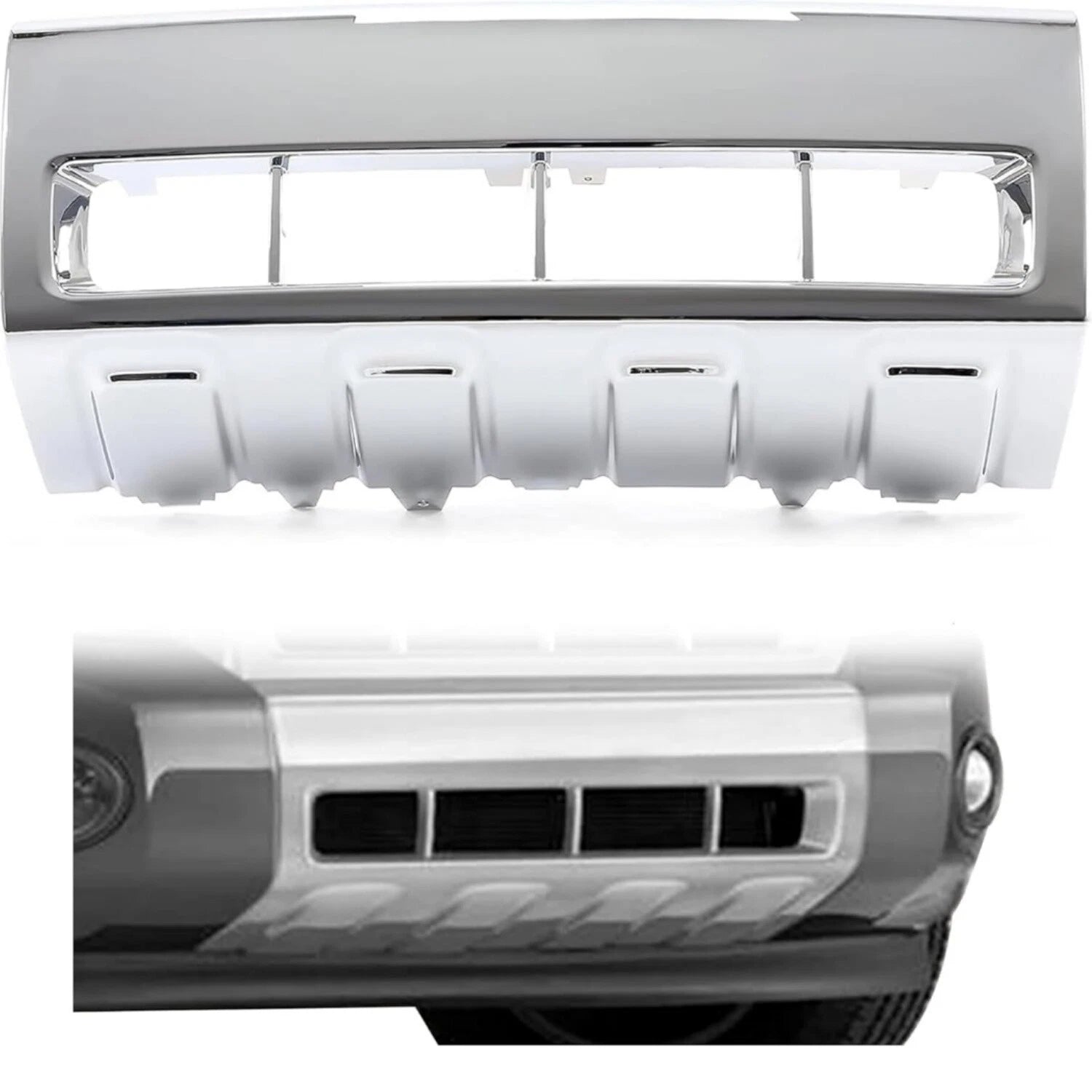 Chrome Front Bumper Lower Trim Molding for Ford Escape (2008–2012) FO1068123