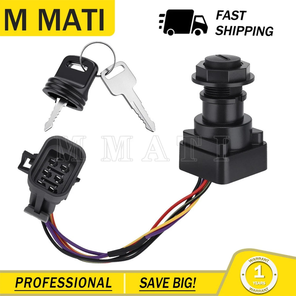 Ignition Key Switch for Mercury Mariner Outboard (1987–Present) 87-897716K01 8M0059686 897716