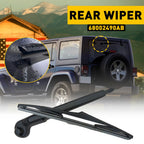 Rear Windshield Wiper Arm and Blade for Jeep Wrangler (2007-2018)