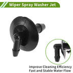 Windshield Washer Nozzle with Hose Connector for Dodge (No. 5125061AA)