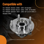 5 Lug Wheel Hub Bearing Assembly for Nissan Rogue/Sentra (2007–2015)
