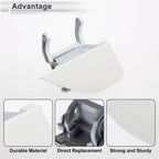 Headlight Washer Nozzle Cover Cap for BMW 750i (2010–2015) - White