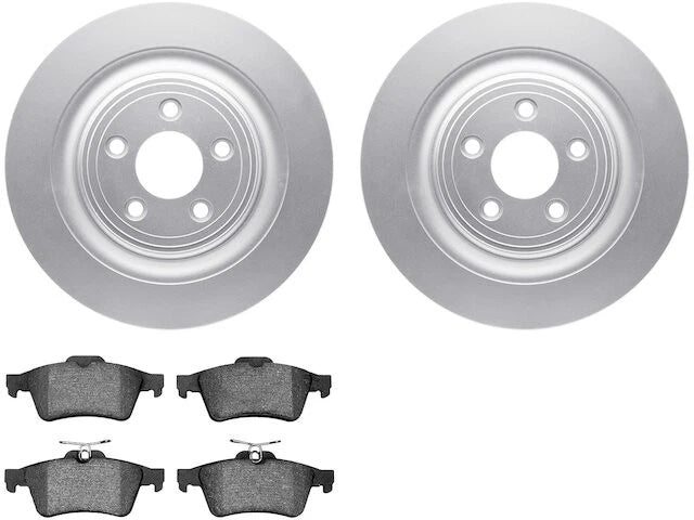 Rear Brake Pad and Rotor Kit for Jaguar XJ8 (2006–2009) GV912DV