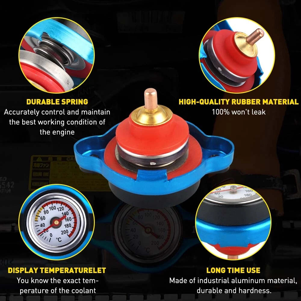 Thermostatic Gauge Radiator Cap Cover for Car
