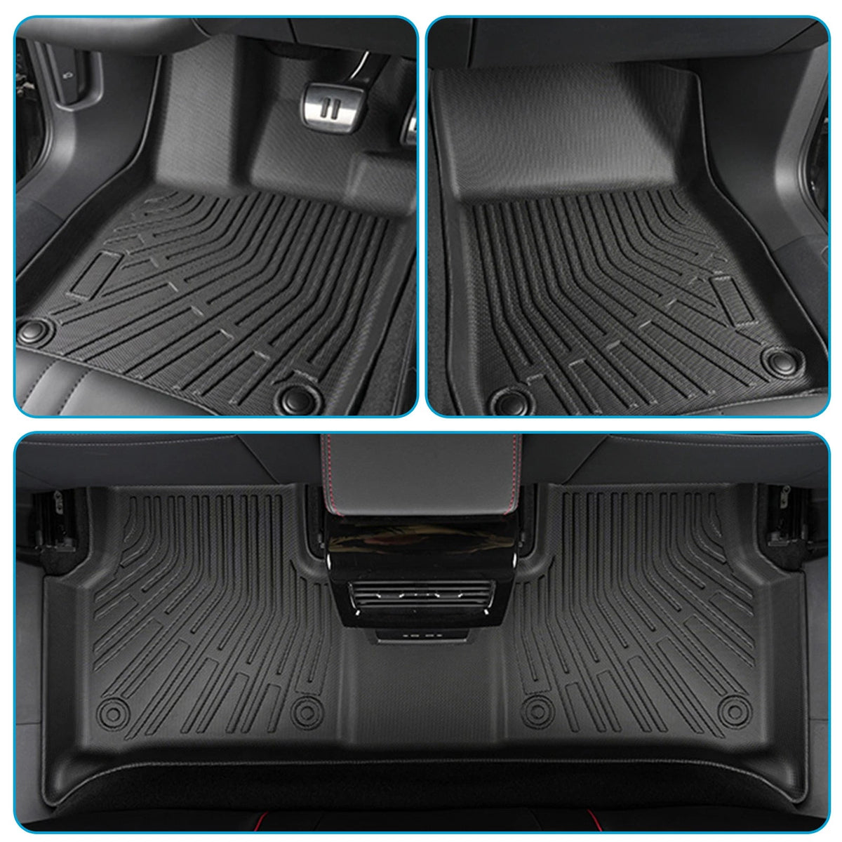 Set of 4 Waterproof Floor Boot Seat Protector Mats for Subaru Forester (2018–2025)