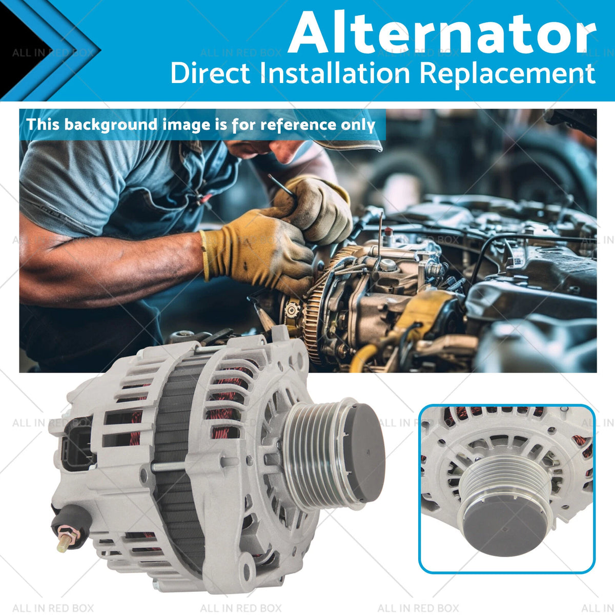 Alternator for Nissan Patrol GU Y61, Navara D22 3.0L ZD30DDT Turbo (2000–2014)