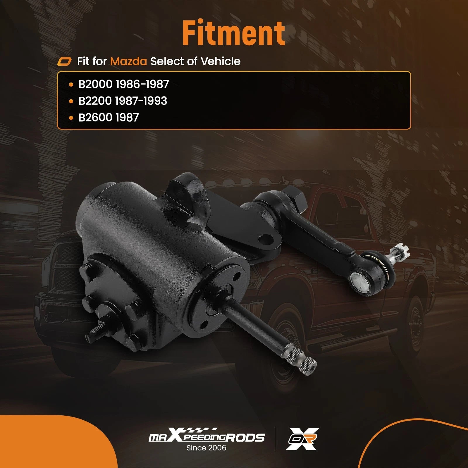 Power Steering Gear Box for Mazda B2000 (1986–1993) 2.0L LHD