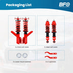 Coilover Suspension Struts Kit for Honda Civic EM2 (2001–2005) Adjustable Height