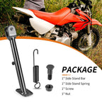 Side Kick Stand Assembly w/ Spring Bolt for Honda CRF50F (2004–2012)