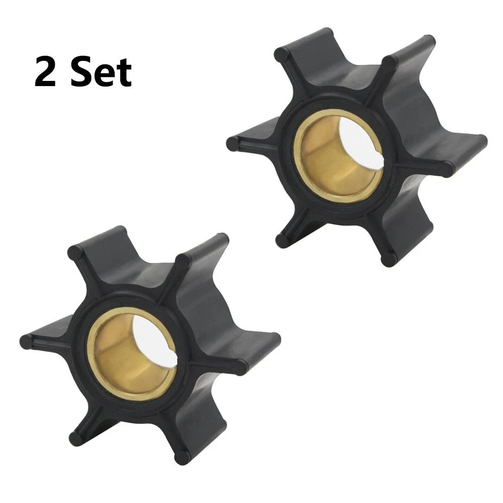 2pc Water Pump Impeller for Johnson Evinrude OMC 9.9 15 HP (1980–1990) 386084 18-3050 500355