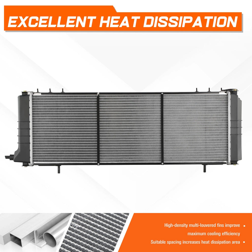 Aluminum Core Cooling Radiator for Jeep Cherokee 4.0L (1991–2001) DPI-2340