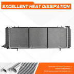 Aluminum Core Cooling Radiator for Jeep Cherokee 4.0L (1991–2001) DPI-2340