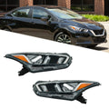 Pair of Halogen Headlights for Nissan Versa (2020–2021)