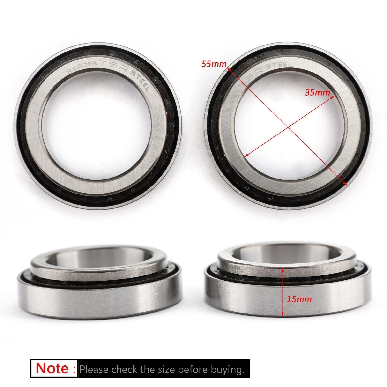 Steering Stem Bearing Seal Kit for Kawasaki Ninja ZX-6R (2000–2023)