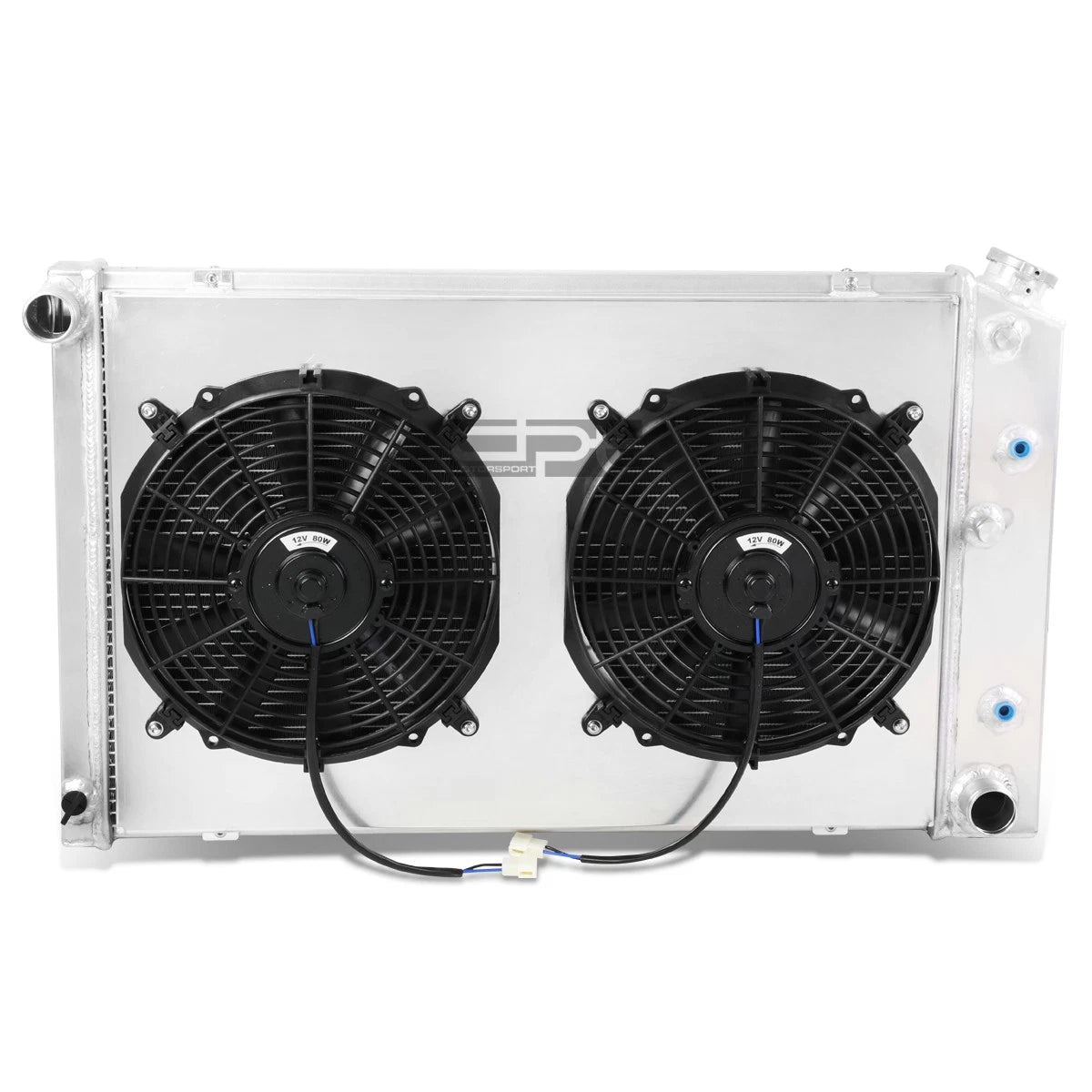 Three Row Aluminum Radiator + Fan Shroud for Chevy Camaro/Century/Cutlass (1978–1987)