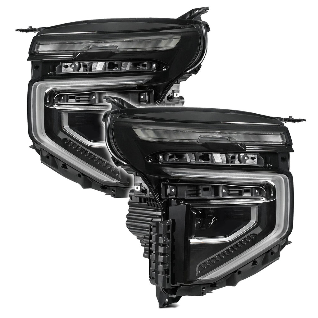 Full LED Headlight Set for Chevy Suburban/Tahoe (2025–2026) w/Animation