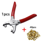 Eyelet Grommet Pliers for Fabric Canvas Repair (1/4 Inch)