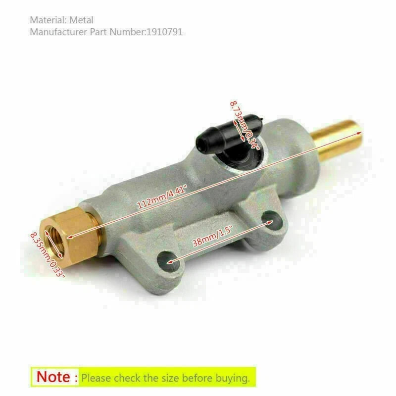 Brake Master Cylinder for Polaris Worker 500, Trail Blazer 250, 330, 400 (1995–2005)