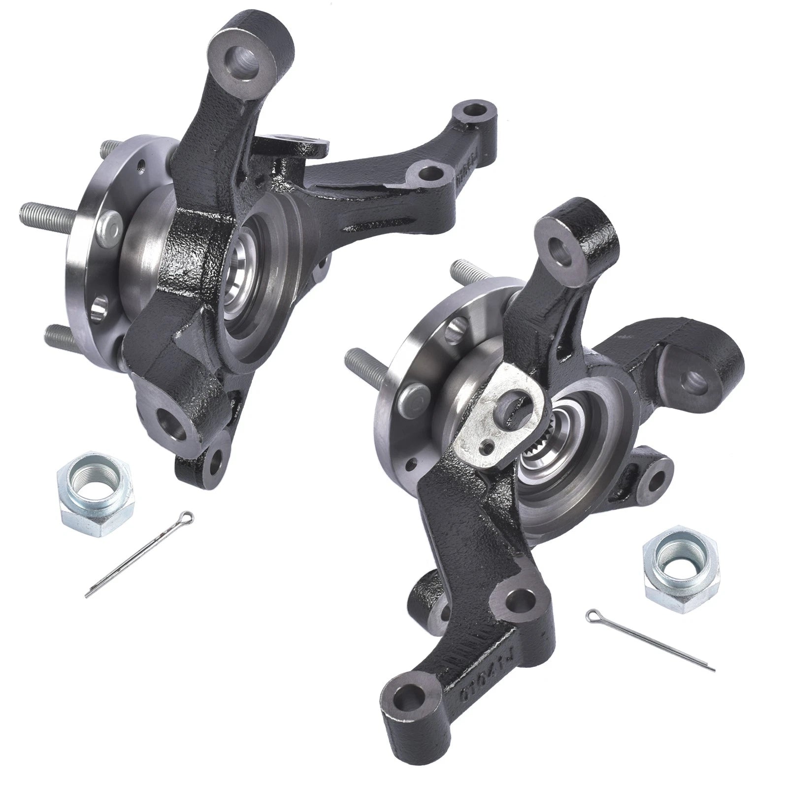 2X Steering Knuckle Assembly for Chevy Aveo5 Pontiac G3 (2004–2011) 96535190 96535191