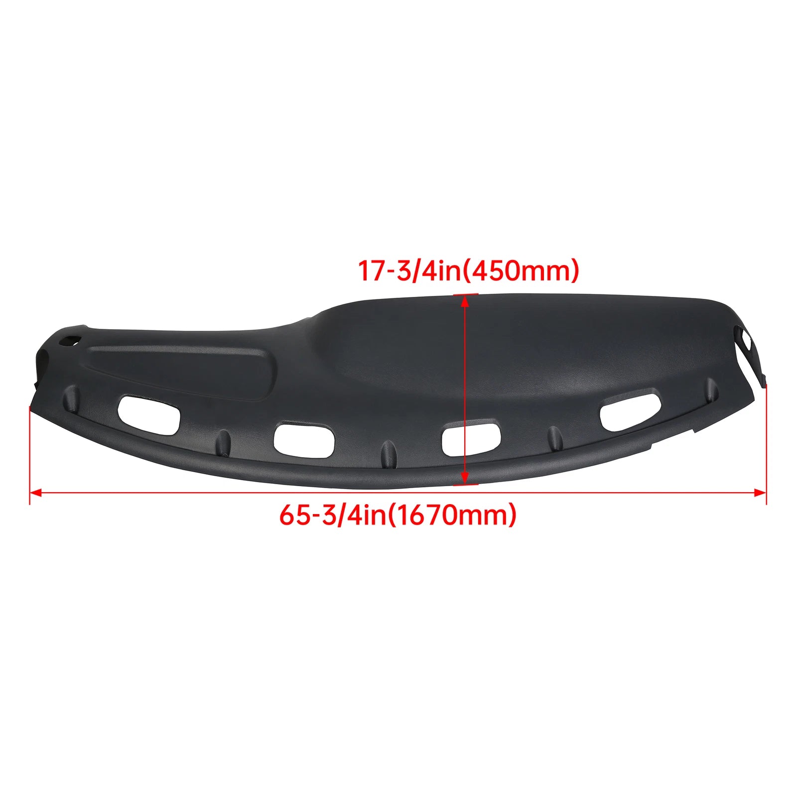 Dash Cover for Dodge Ram 1500 2500 3500 (1998–2002) Dark Grey Overlay