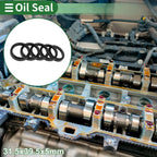 Set of 5 Oil Seal Rotary Shaft Seal NBR Rubber 31.5x39.5x5mm