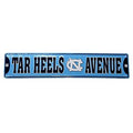 24" x 5" Embossed Metal Street Sign for North Carolina Tar Heels